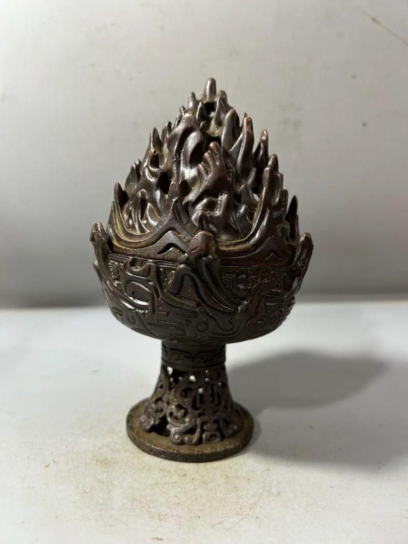 銅 細工 博山炉 禅意香炉 茶室香炉 装飾品 工芸品 置物 銅 細工 博山炉 禅意香炉 茶室香炉 装飾品 工芸品 置物 - メルカリ