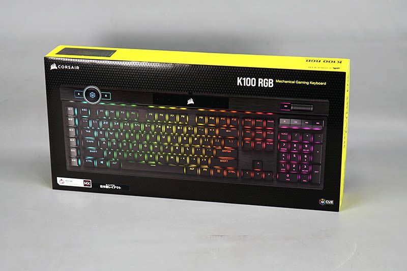 【新品・メーカー保証２年】CORSAIR K100 RGB MX SPEED (CH-912A014-JP) ゲーミングキーボード