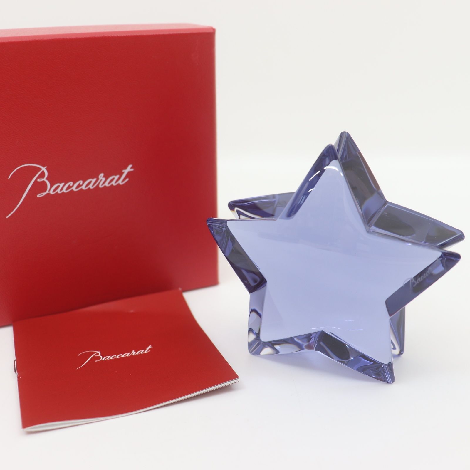 ITLON9LOKDLP 美品 Baccarat バカラ クリスタル ザンザン スター 星