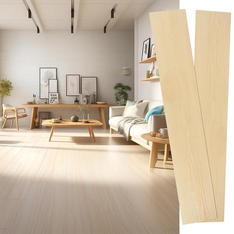 SONGSONG フロアタイル 40枚セット 3畳より大きい リアルな木目調 | SONGSONG フロアタイル 置くだけ 木目・大理石 防水 賃貸対応