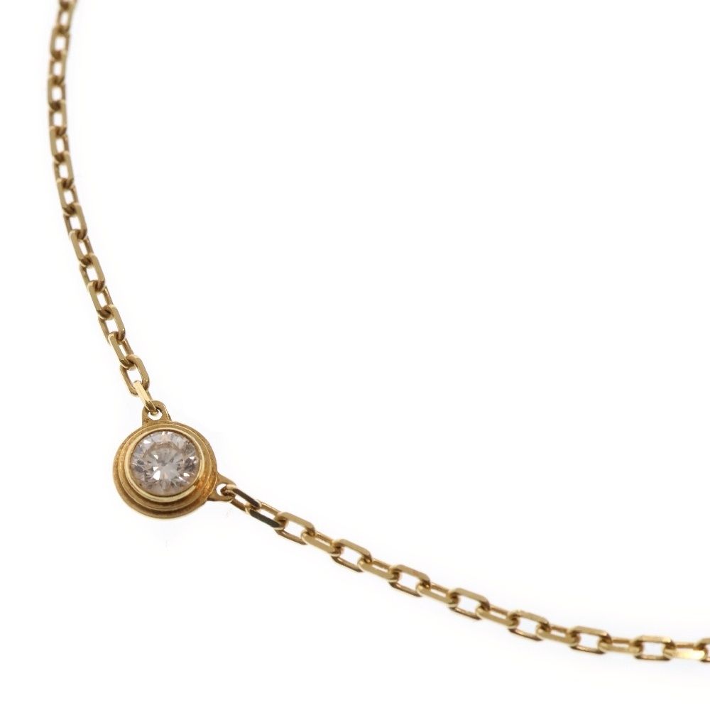 Cartier カルティエ ダムール XS ダイヤモンド 1PD ネックレス 750 YG イエローゴールド ペンダント ジュエリー