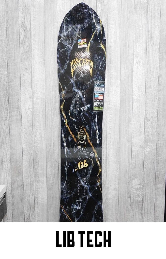 26 LIBTECH SWEET FISH 156 正規品 保証付 スノーボード パウダー フリーラン フリーライド