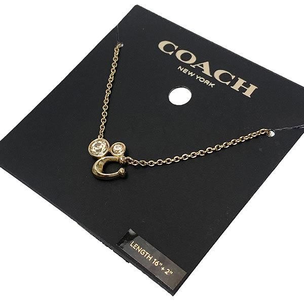 COACH☆シグネチャー クリスタル クラスター ネックレス 公式】コーチアウトレット | シグネチャー クリスタル