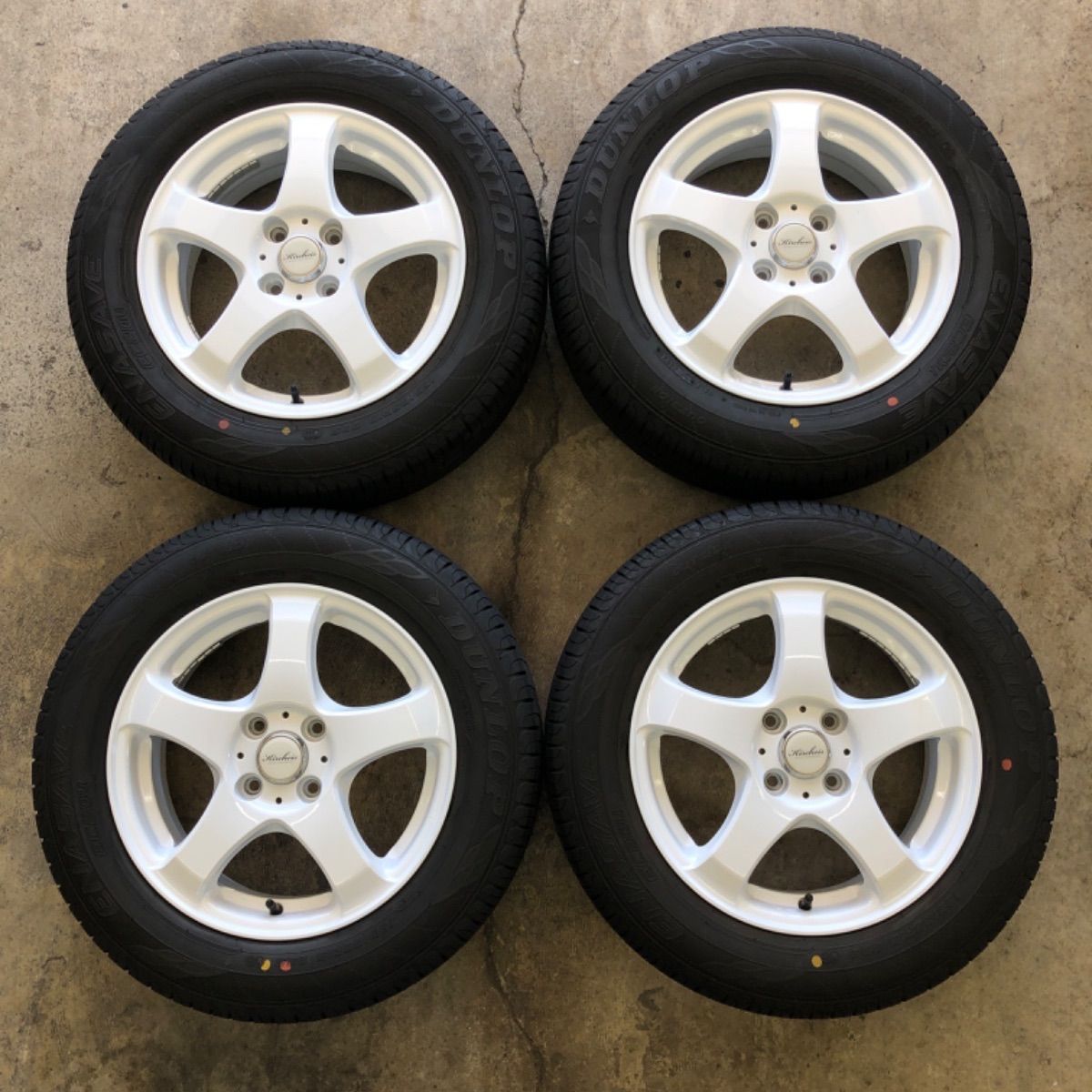 美品】GRASS 15in 5.5J +42 PCD100 グッドイヤー アイスナビ6