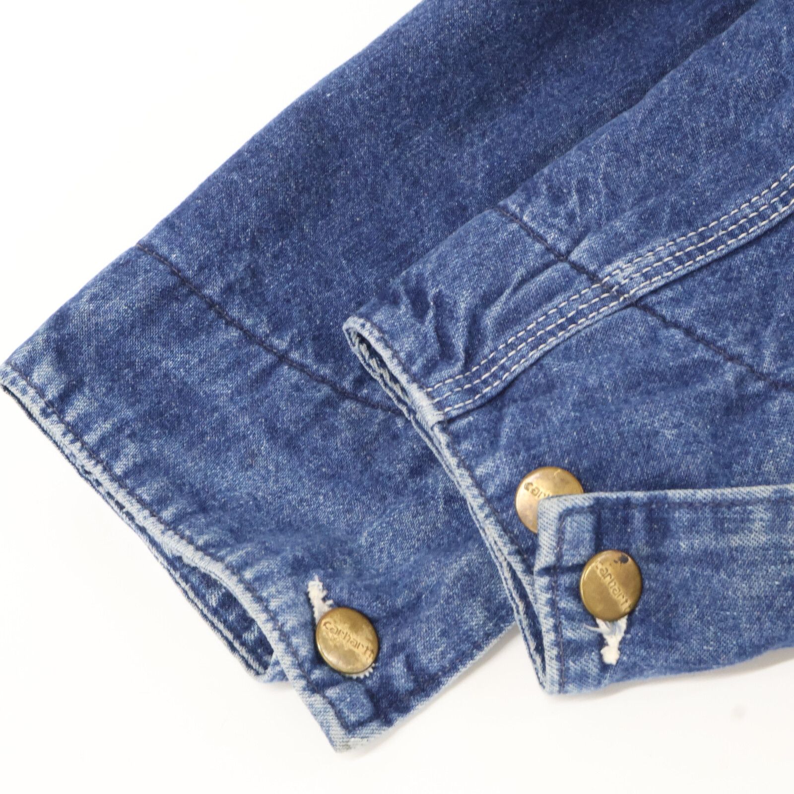 Carhartt デニムカバーオール　ミシガンチョアコート　スカイブルー Carhartt カーハート デニム ブランケットライナー ミシガン
