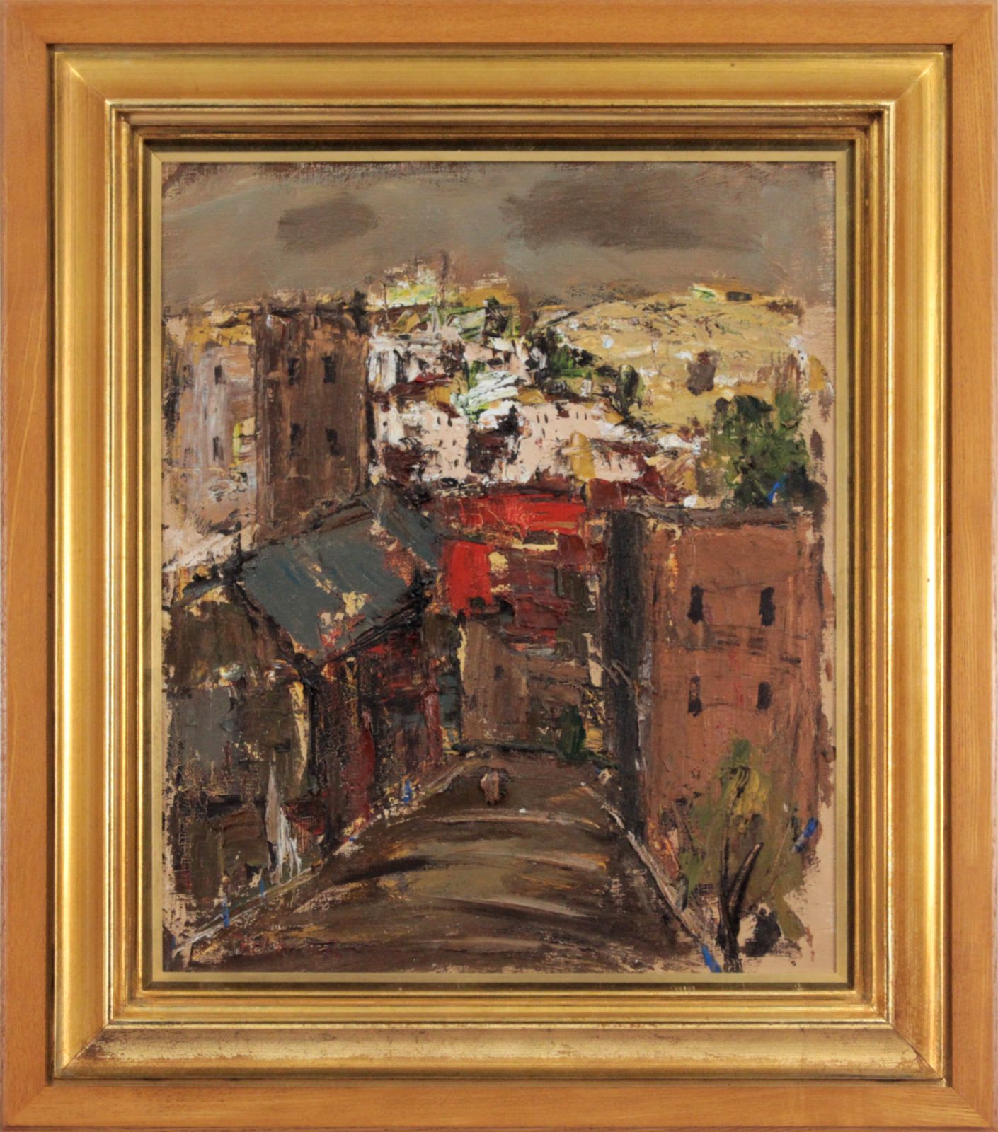 友成晴雄 油絵・油彩画『神戸風景』 絵画 友成晴雄 油絵・油彩画『神戸風景』 絵画 - メルカリ