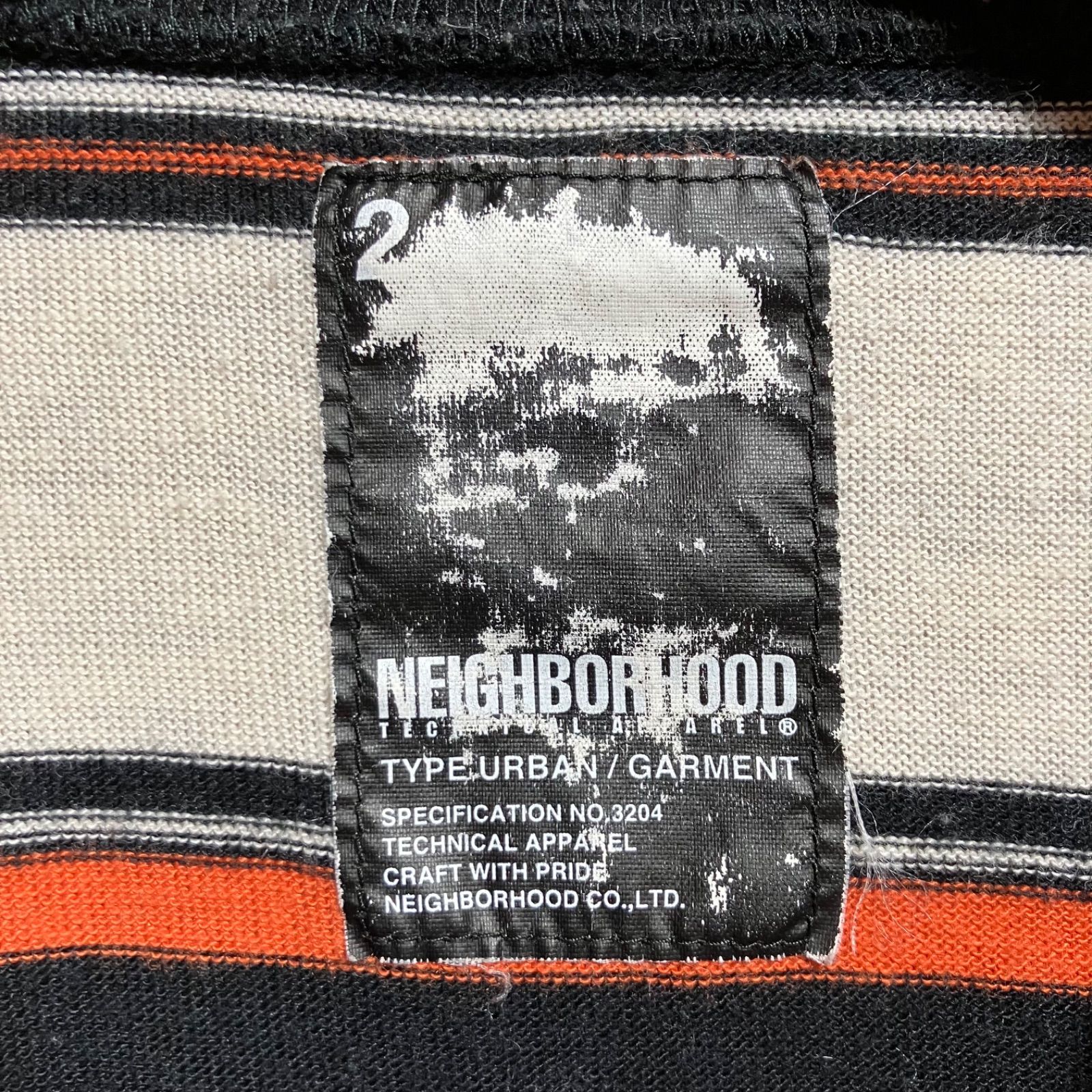 希少 NEIGHBORHOOD ネイバーフッド 太 ボーダー Tシャツ 半袖 トップス 