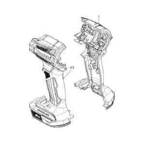 マキタ makita 18V 充電式 インパクト ドライバ TD172DRGXB 用 