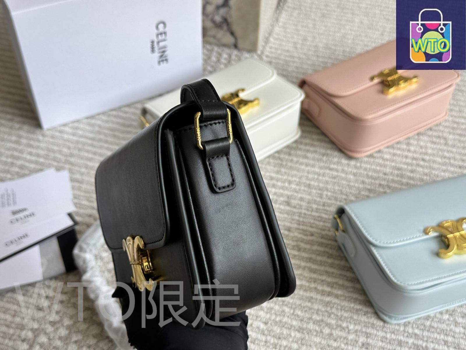 今日特価】Celine セリーヌ トリオンフ ボックスバッグ 実用性に