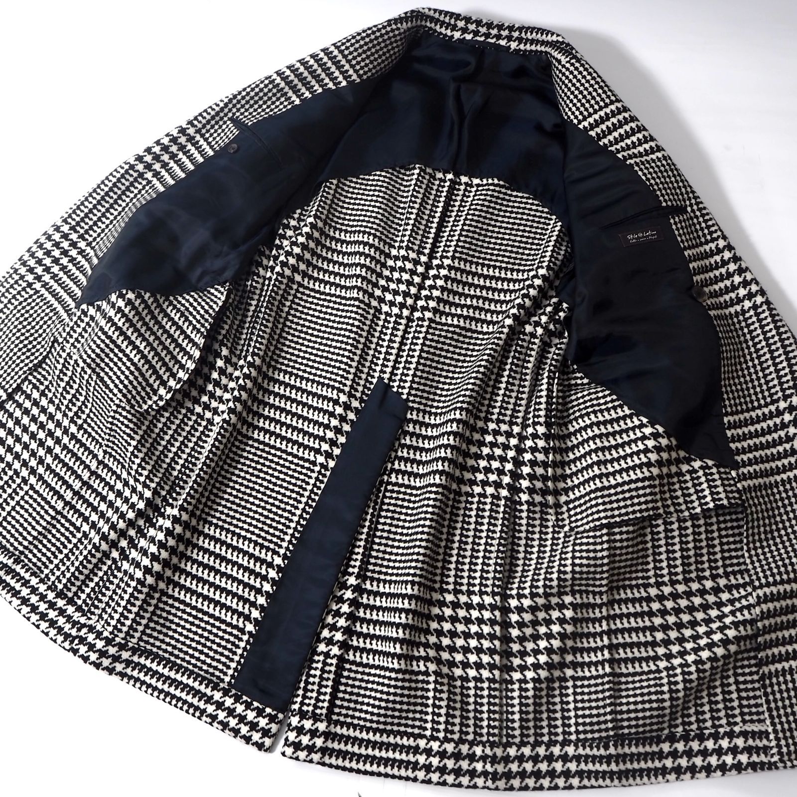 イタリア製⭐︎ダブルブレストコート サイズ48 極美品 Stile Latino スティレラティーノ イタリア製 ダブル