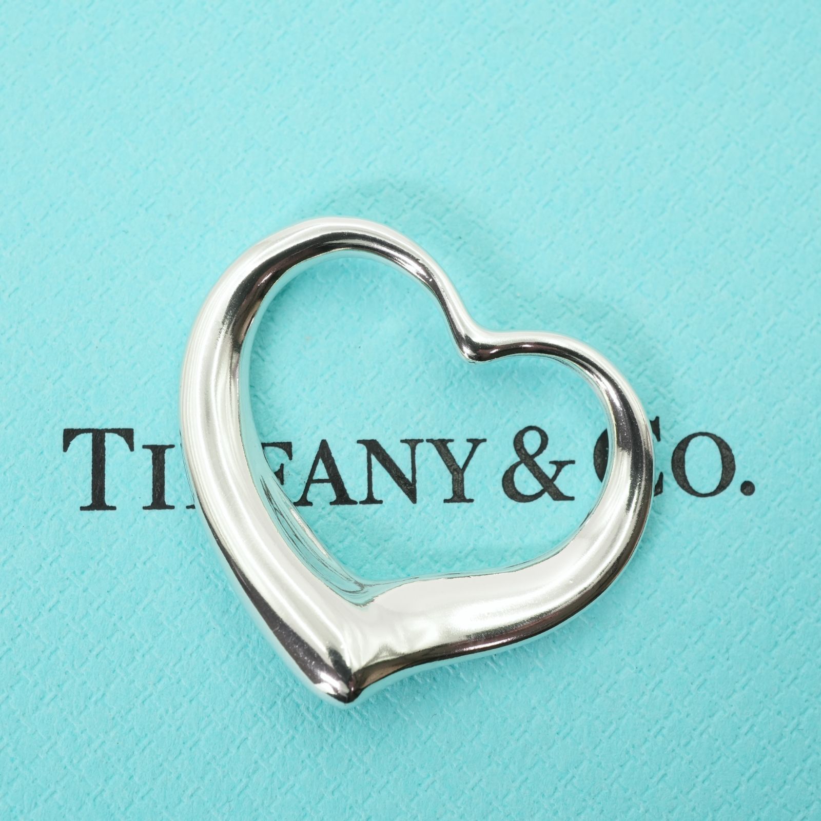 お値下げ❗極美品✨. ティファニー 　オープンハート保存袋付き Tiffany & Co. - 極 美品 箱 袋付き TIFFANY&Co. ティファニー