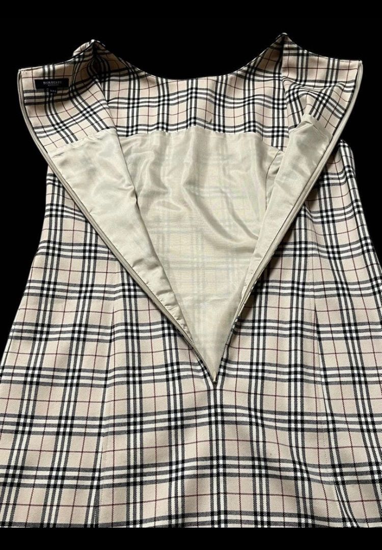 ノバチェック柄 ノースリーブワンピース