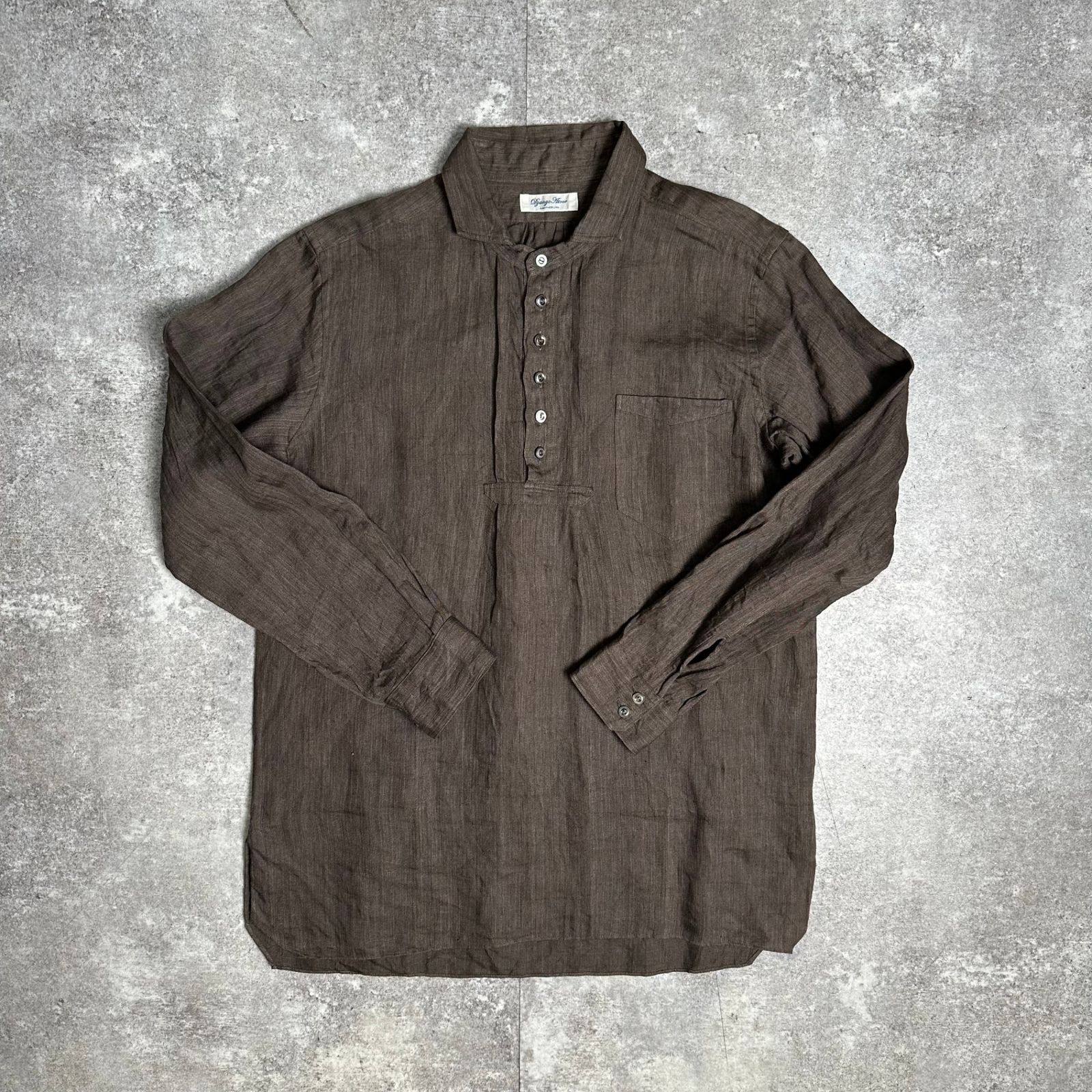 Django Atour ジャンゴアトゥール リネンシャツ ピンク L 日本製