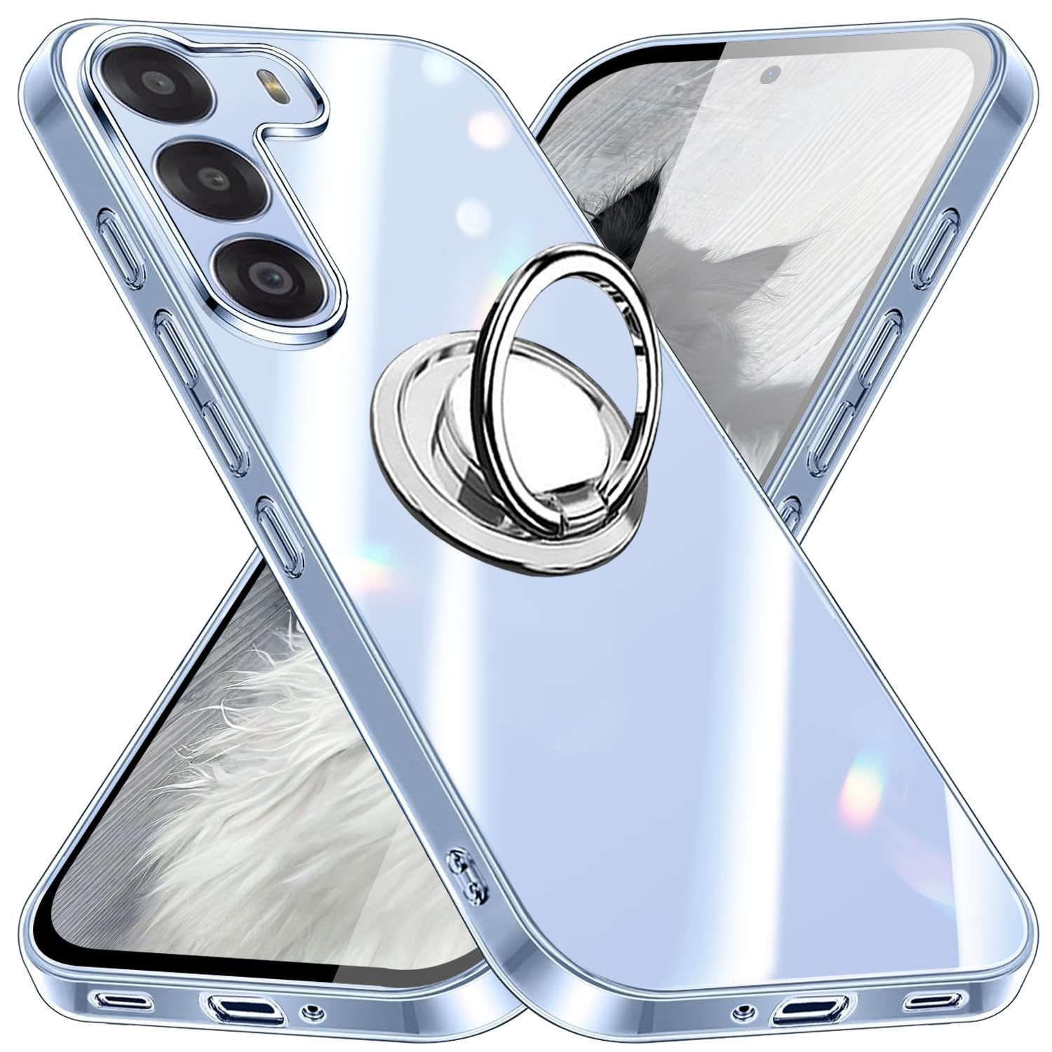 新品 ZTE nubia S 5G A403ZT ケース クリア リング付き TPU ZTE