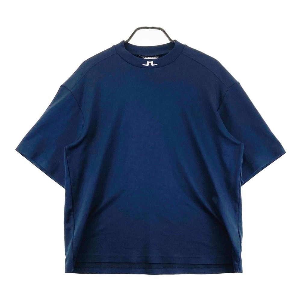 【新品】J.Lindeberg ジェイリンドバーグ モックネックシャツ ネイビー 新品】J.Lindeberg ジェイリンドバーグ モックネックシャツ