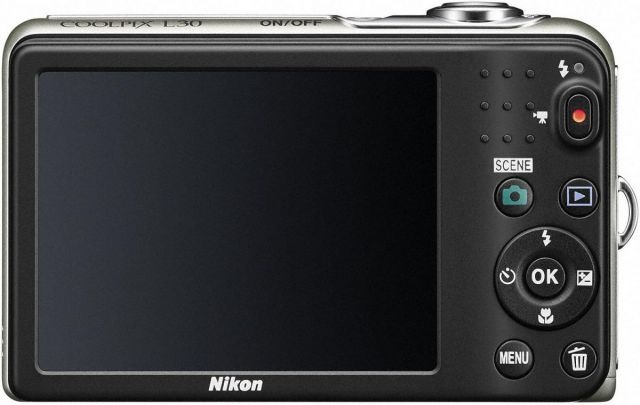 Nikon デジタルカメラ COOLPIX L30 5倍ズーム 2005万画素 乾電池