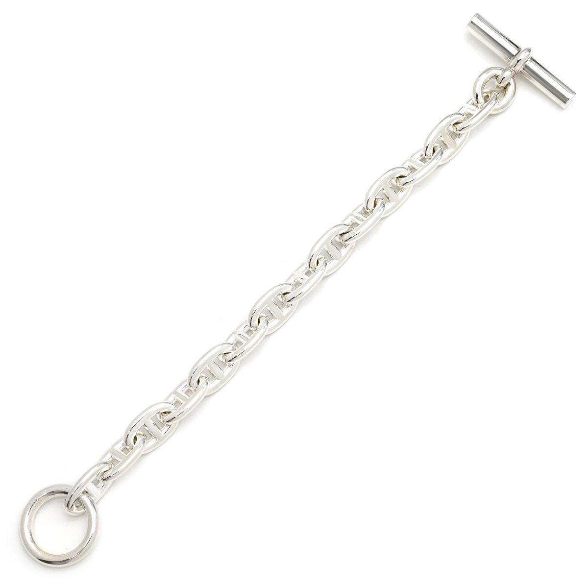 エルメス HERMES ブレスレット シェーヌダンクル MM シルバー925 シルバー 14コマ スターリングシルバー SV925 Ag925