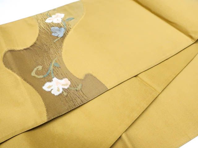 袋帯　松葉　鹿の子　流線　金糸　着物　071a p 袋帯 松葉 鹿の子 流線 金糸 着物 071a pの通販 by TSUMUGI re
