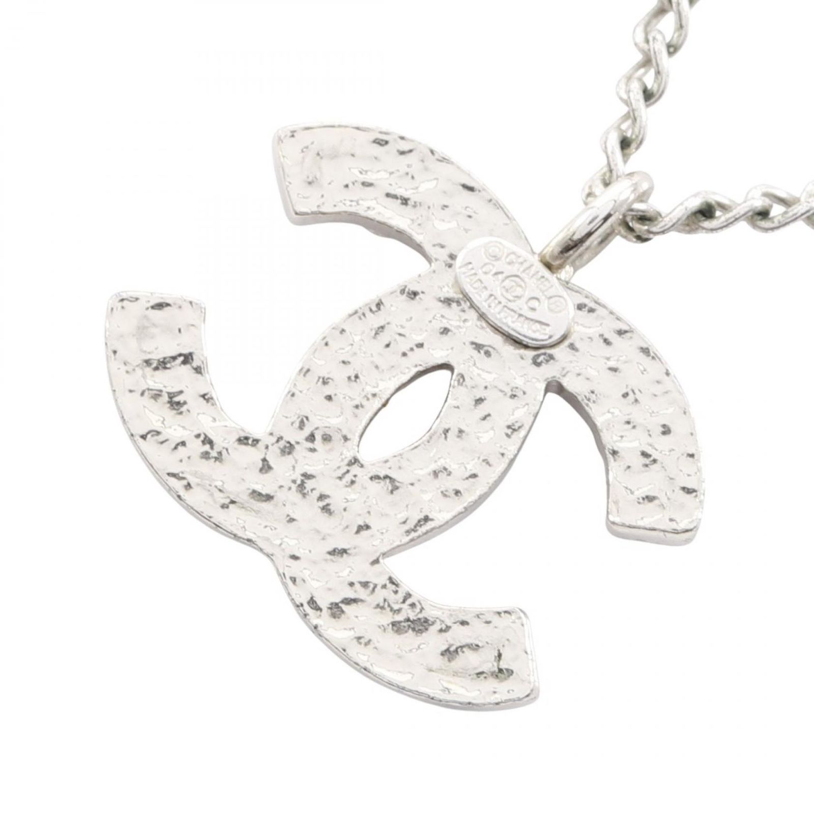 シャネル CHANEL ネックレス ココマーク ステンレススチール ネックレス レディース Used A