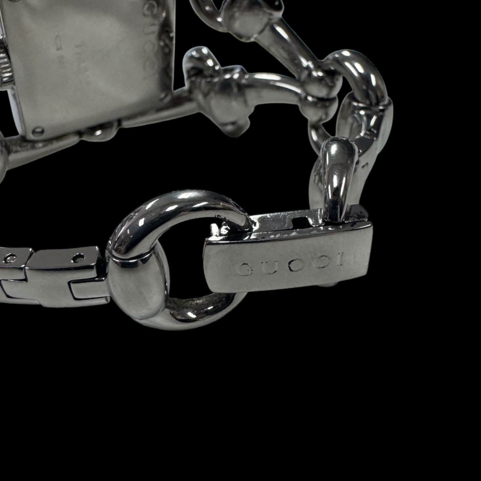 稼働 美品 GUCCI グッチ シニョーリア 116.3 ブルーシェル文字盤