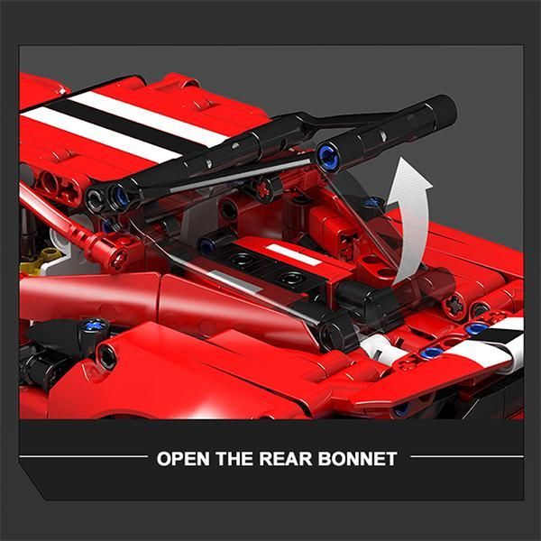 LEGO互換 718ピース 3in1 フェラーリ 488 タイプ Ferrari レゴ互換