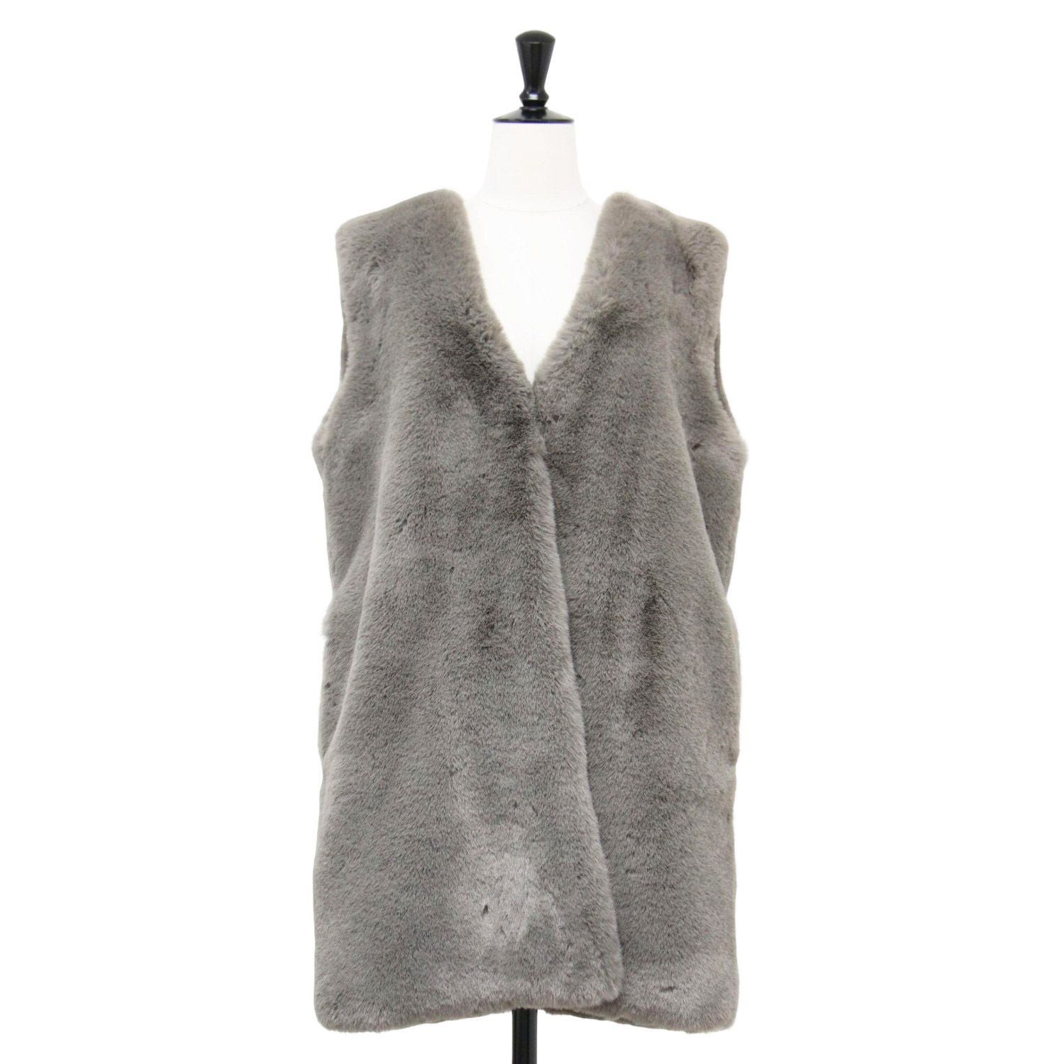 美品】ELENDEEK エレンディーク ジレ グレー系 サイズ:FREE | 24秋冬