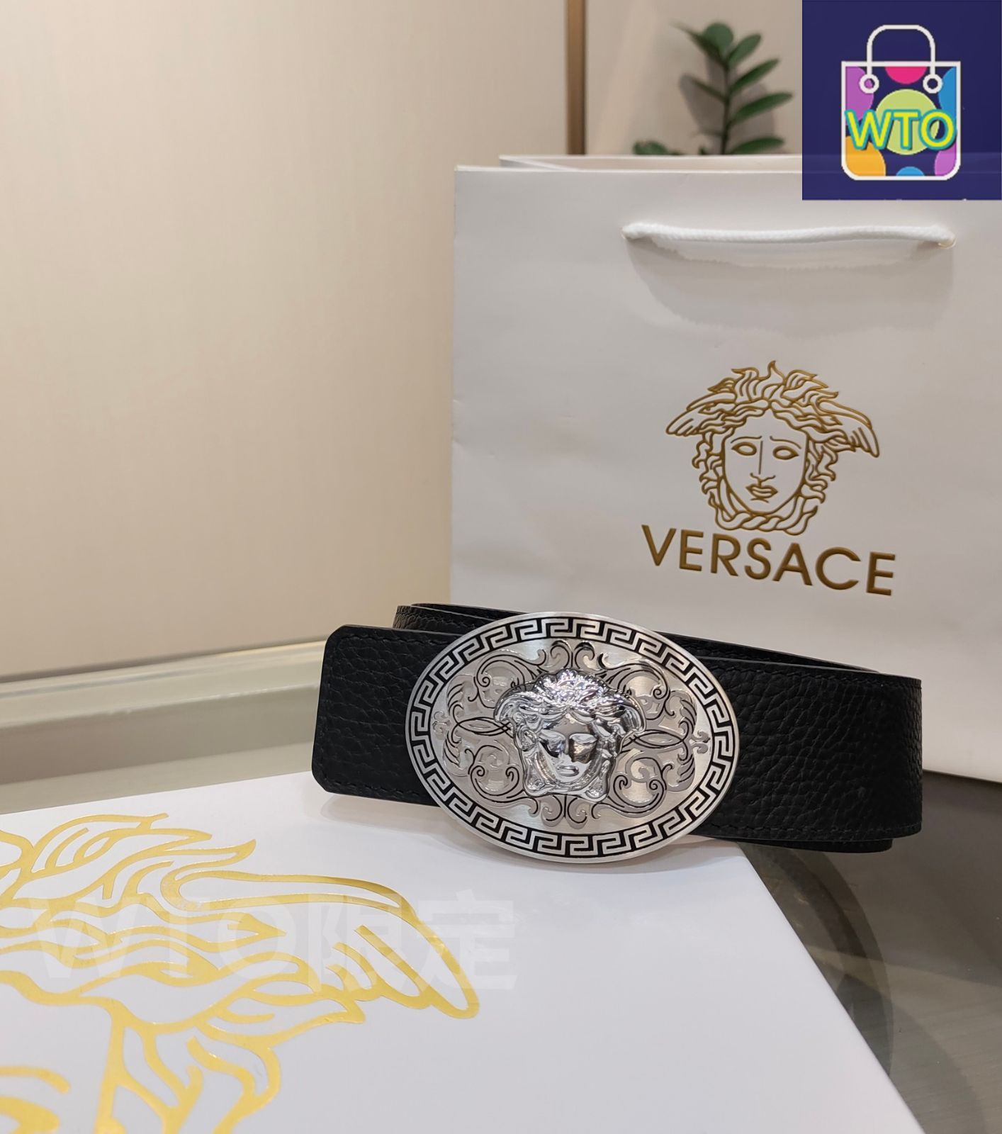 ヴェルサーチ ベルト メタル VERSACE/ヴェルサーチ メデューサ ベルト