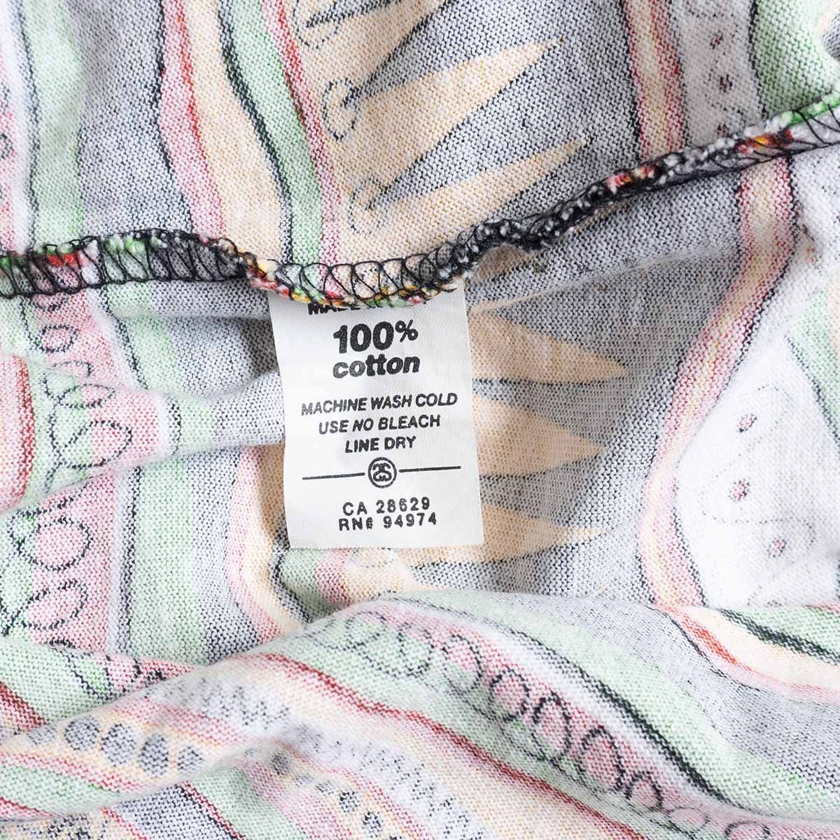 【大人気】00s STUSSY stussy トラックジャケット ラスタ柄 STUSSY ステューシー 90s タンクトップ M ラスタ柄 - メルカリ