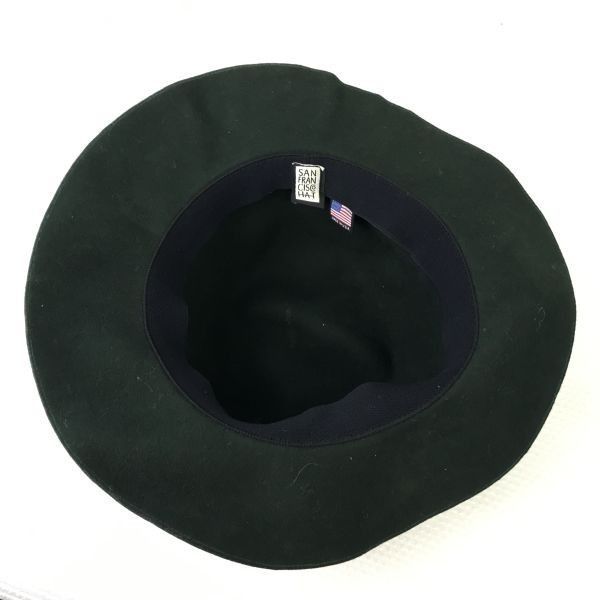 新品 サンフランシスコハット アメリカ製 ウールフェルトハット ドリルハット Made in USA☆San Francisco Hat/サンフランシスコハット☆ウール