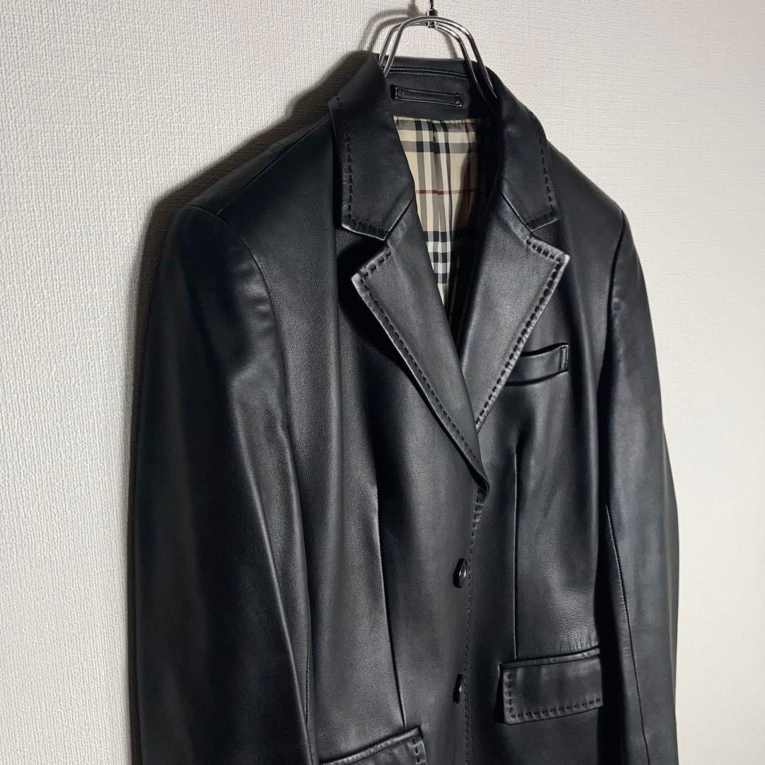 【SALE!!】BURBERRY ノーカラー ツイード ジャケット チェック BURBERRY】バーバリー チェック シャツジャケット アウター