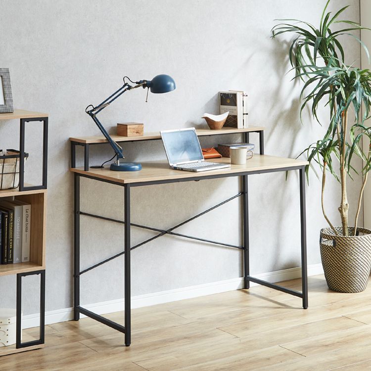 東馬 KeLT 古木風アイアンデスク ブラックアイアンと古木風3Dシートのモダンな収納付きデスク！ 購入