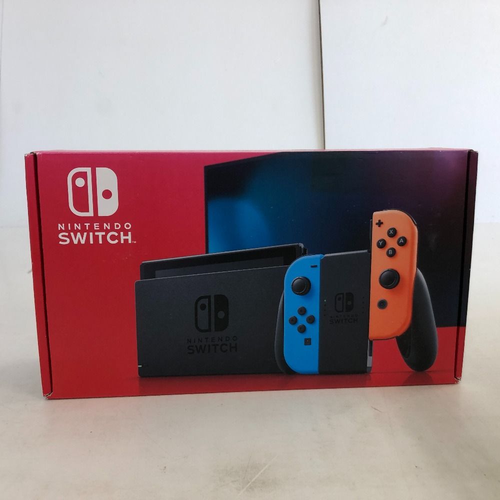 02w07229 Nintendo Switch ニンテンドースイッチ本体 HAC-001 ネオンブルー/ネオンレッド 未使用品【中古品】 - メルカリ