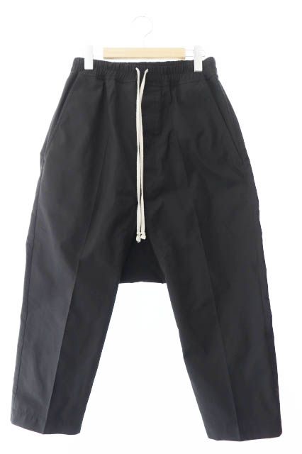 リックオウエンス Rick Owens 23SS DRAWSTRING CROPPED ドローストリング クロップド サルエル パンツ  RU01C4381-TF 46 黒 ブラック ブランド古着ベクトル 中古☆AA☆240514 - メルカリ