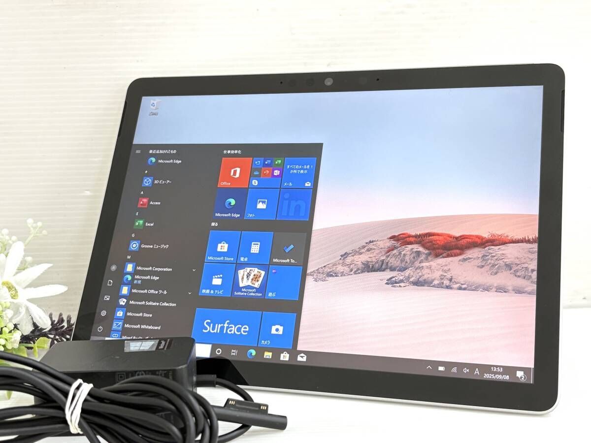 10.5インチ Microsoft SURFACE GO2 model 1927 Core M3 8100Y 1.1Ghz|RAM 8GB|SSD 128GB LTE Advanced Win10 動作品