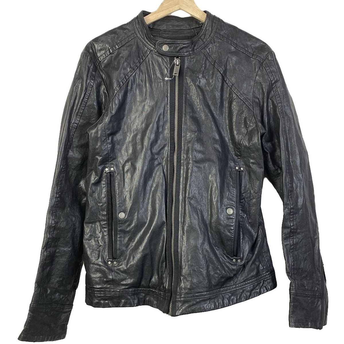 DIESEL ディーゼル ライダースジャケット サイズM - 黒 シングルライダース