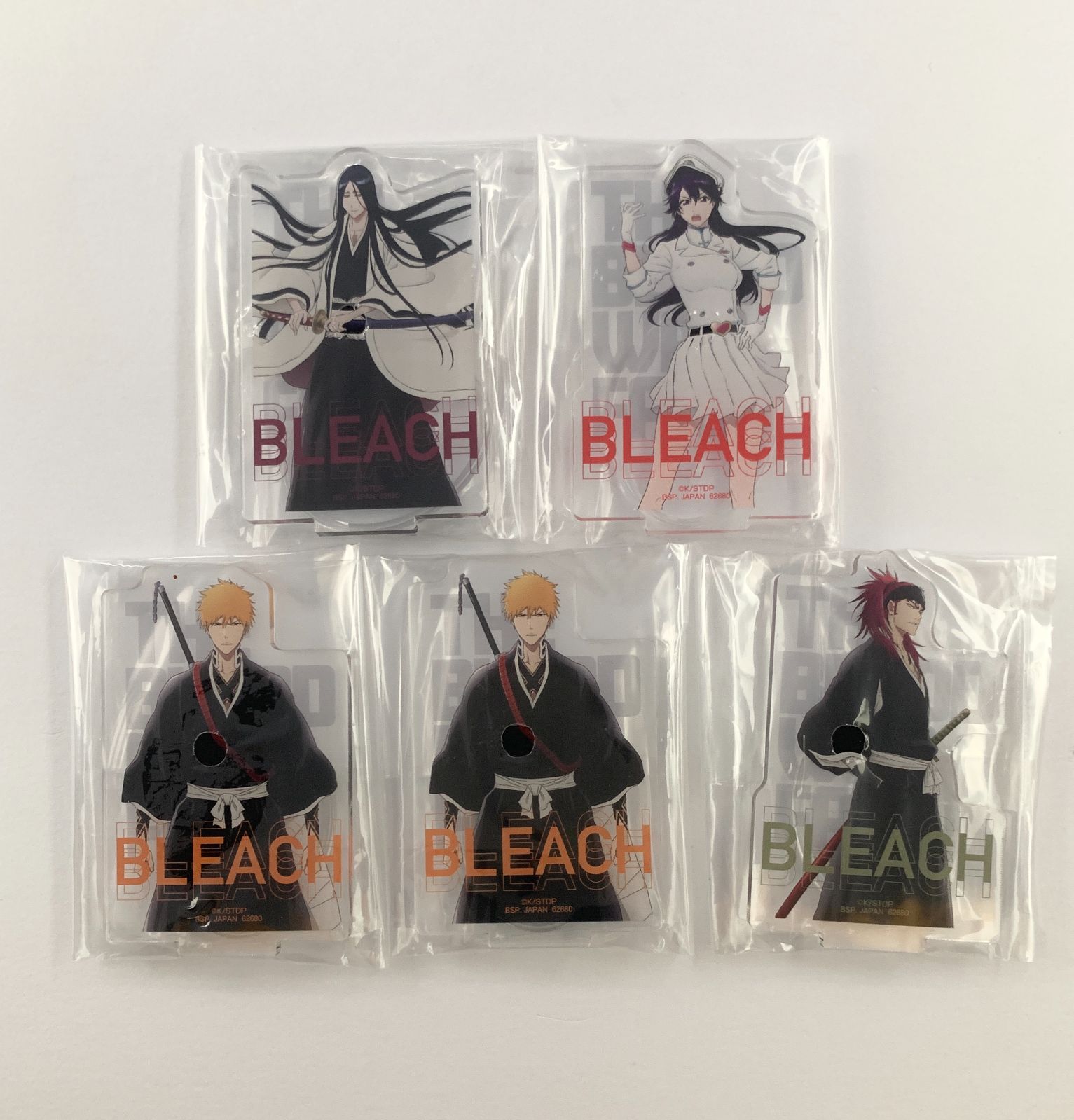 未開封】 BLEACH ブリーチ 黒崎一護 阿散井恋次 卯ノ花烈 バンビエッタ 