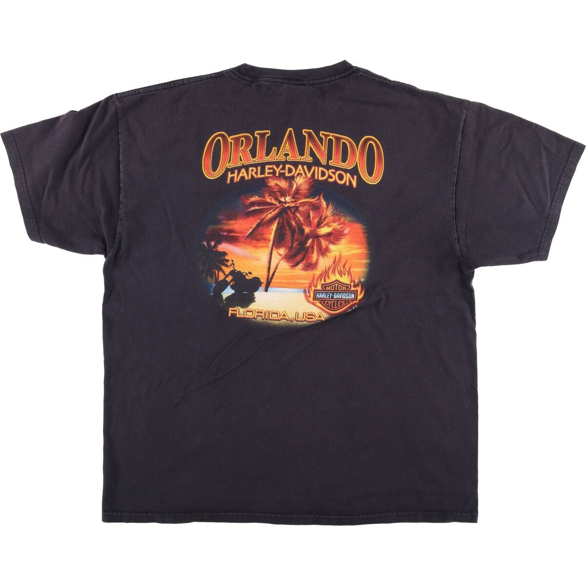 古着 00年代 ハーレーダビッドソン Harley-Davidson モーターサイクル バイクTシャツ メンズXL相当 eaa589974