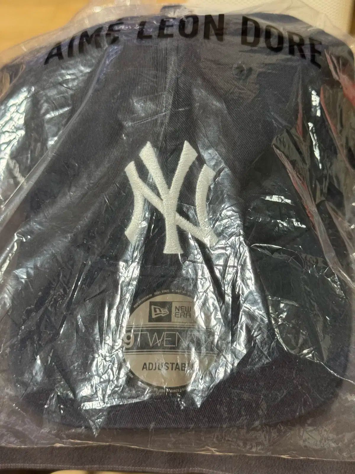 エメ レオン ドア x NEW ERA ニューエラ ヤンキース ボールパーク ハット ネイビー