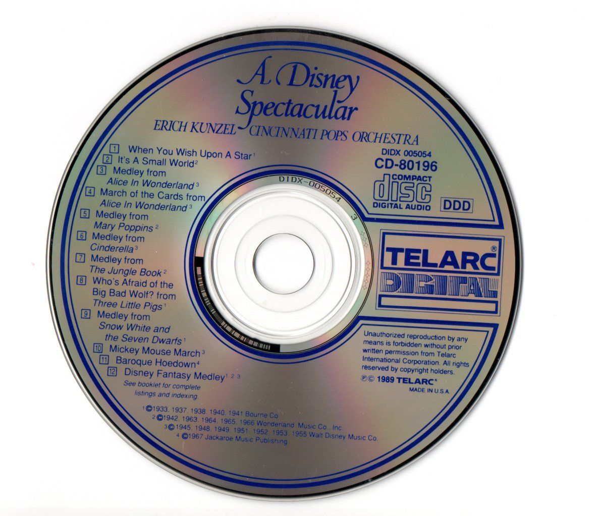 帯あり】Disney Fantasy World: Kunzel / Cincinnati Pops [CD]_