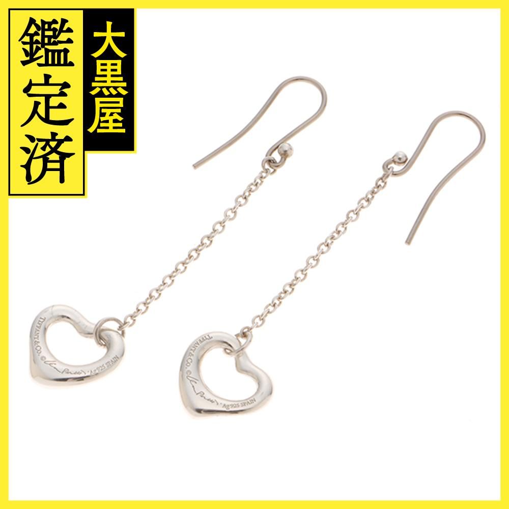 ティファニー オープンハート ドロップピアス エルサ・ペレッティ™ オープン ハート フープ ピアス 18K