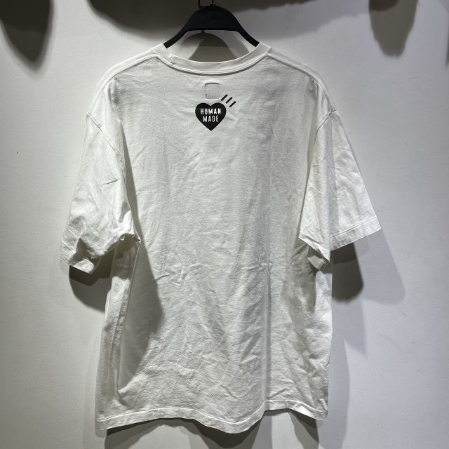 HUMANMADE ヒューマンメイド Tシャツ XL ホワイト アニマル 鴨 HUMAN MADE ヒューマンメイド 21AW ×KAWS DRY ALLS Duck Tee
