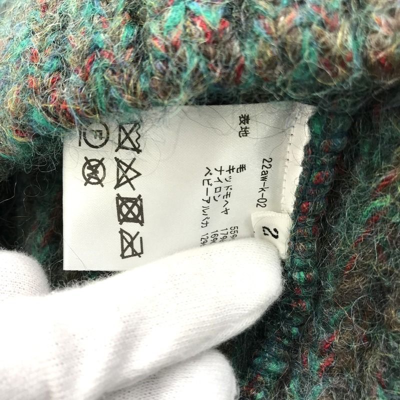 m*l様 KHOKI 22AW ニット KHOKI コッキ 22AW SIX YARNS-12 COLORS KNIT ニット 1 オレンジ