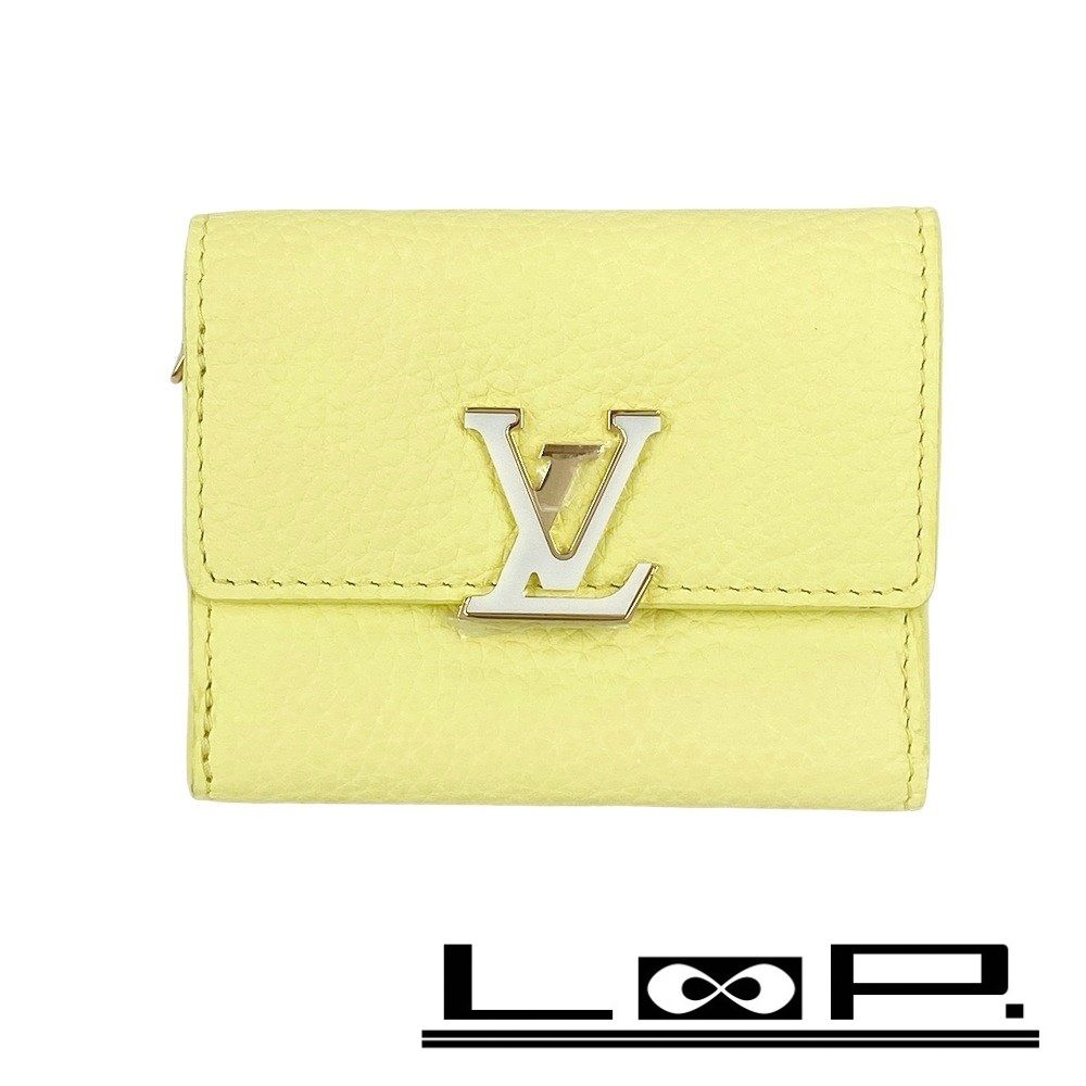 □未使用□ ルイヴィトン カプシーヌ コンパクト 3つ折り 財布  