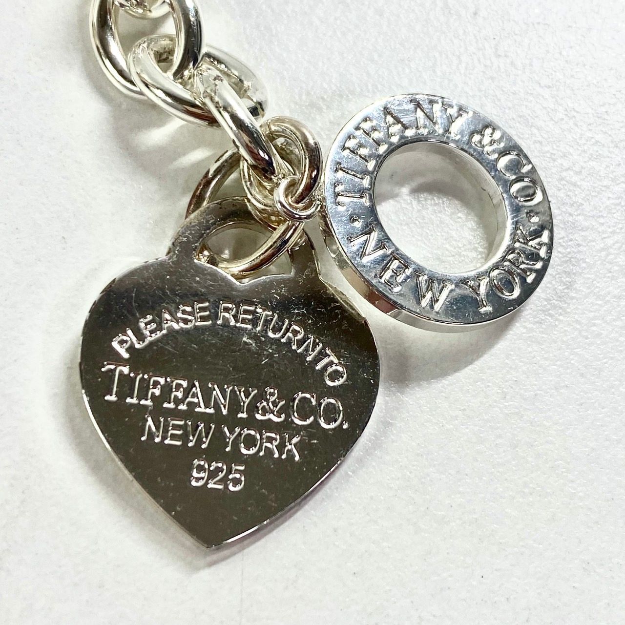 現状品】TIFFANY＆Co. ティファニー ハート タグ ブレスレット