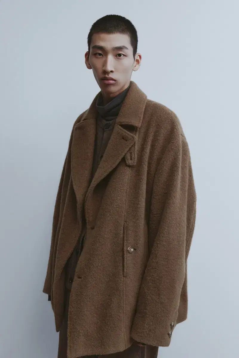 24FW youth(ユース) ピーコート キャメル L