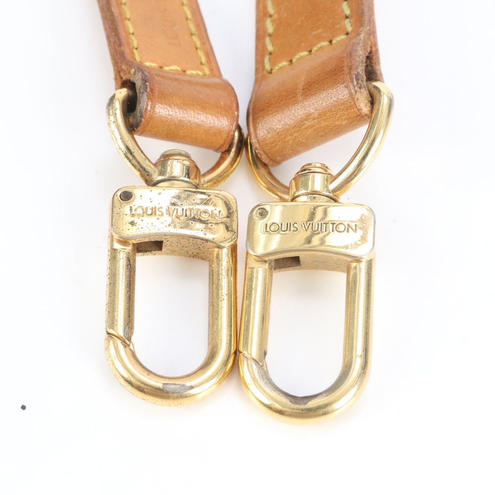 LOUIS VUITTON - 美品 LOUIS VUITTON ルイヴィトン 男女兼用 ブラウン ゴールド金具 レザー ショルダーストラップのみ レディース 503219 【中古】 中古】 ルイ・ヴィトン ショルダーストラップ モノグラム