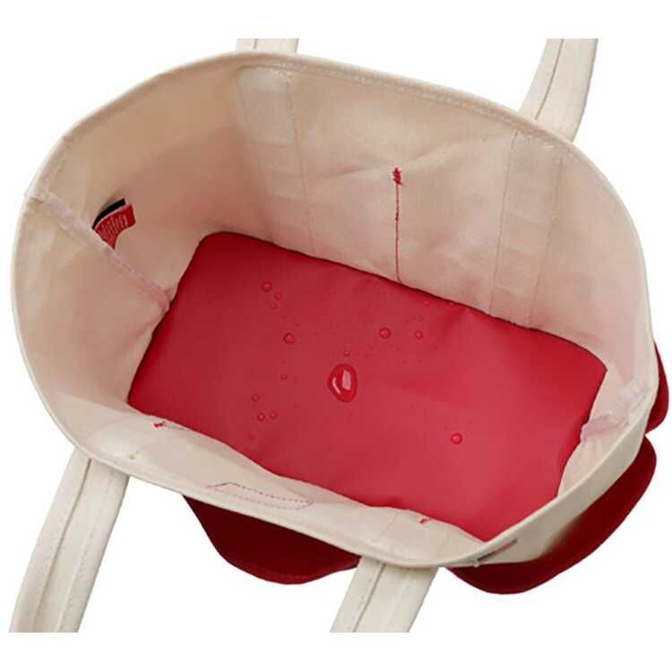 マンハッタンポーテージ ピクニック アウティング トートバッグ M ナチュラル×レッド W42/29.5×H21×D15cm #MP1383DUCK-1030 マンハッタンポーテージ ピクニック アウティング トートバッグ M