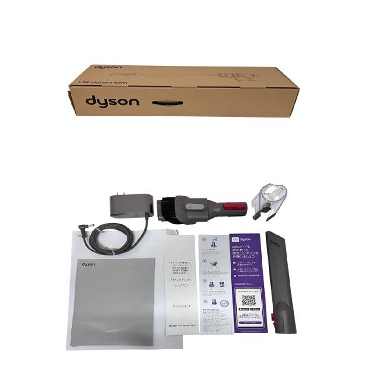 dyson SV46 V12 Detect Slim Fluffy コードレス スティック クリーナー 充電式 掃除機 ダイソン F10470339