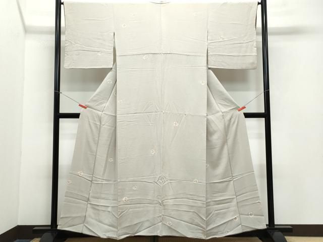 平和屋着物●上質な小紋 更紗花唐草文 金彩 正絹 CAAZ0886vf