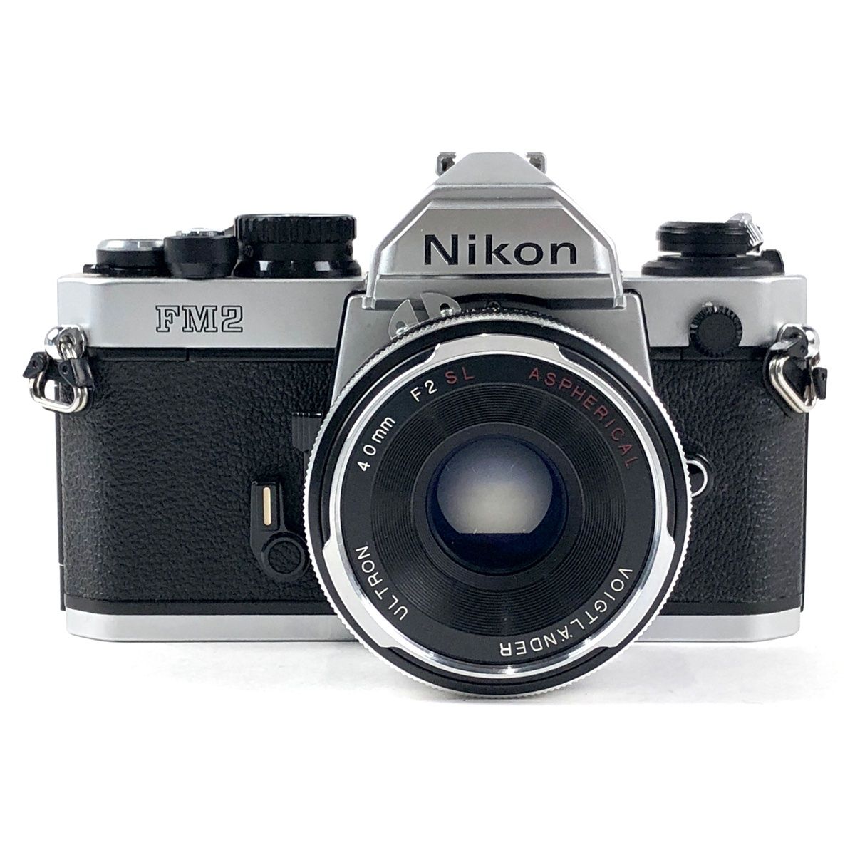 ニコン Nikon NEW FM2 + Voigtlander ULTRON 40mm F2 SL Aspherical フィルム マニュアルフォーカス  一眼レフカメラ 【中古】 - メルカリ